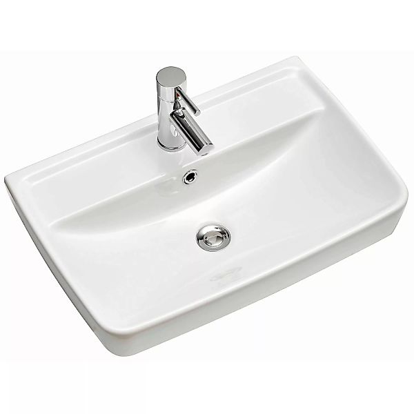 Pelipal Aufsatzwaschbecken Quickset 357 60 cm Weiß günstig online kaufen