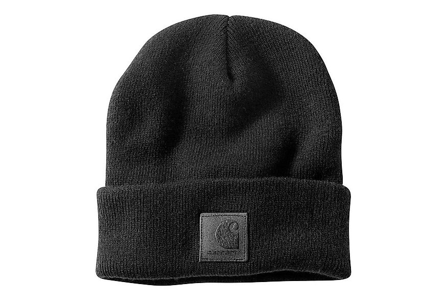 Carhartt Beanie 101070 einfarbige warme Label Strickmütze günstig online kaufen