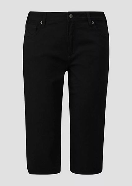 QS Bequeme Jeans Capri-Jeans Catie / Slim Fit / Mid Rise / Slim Leg Label-P günstig online kaufen