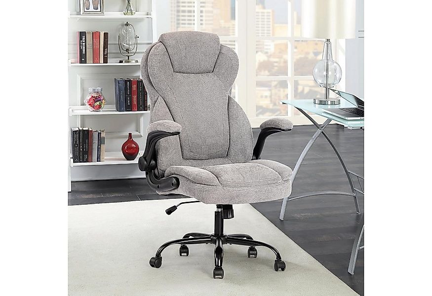 FANTASYLAB Bürostuhl Chefsessel mit hoher Rückenlehne und extra breitem Sit günstig online kaufen