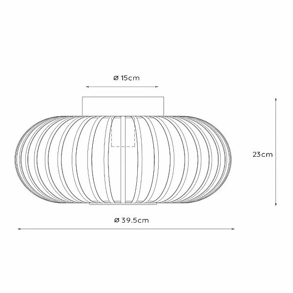 Käfig-Deckenleuchte Manuela, Ø 40 cm, grün günstig online kaufen