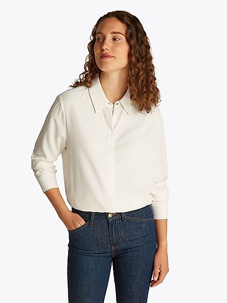 Tommy Hilfiger Hemdbluse SOFT VISCOSE REGULAR günstig online kaufen