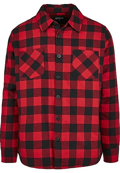 URBAN CLASSICS Kurzarmshirt Urban Classics Herren Padded Check Flannel Shir günstig online kaufen