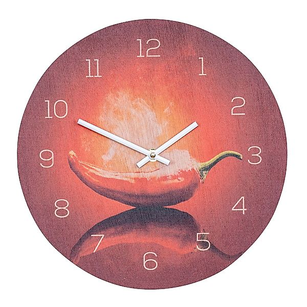 Levandeo® Wanduhr (Wanduhr Holz 30x30cm Rund günstig online kaufen