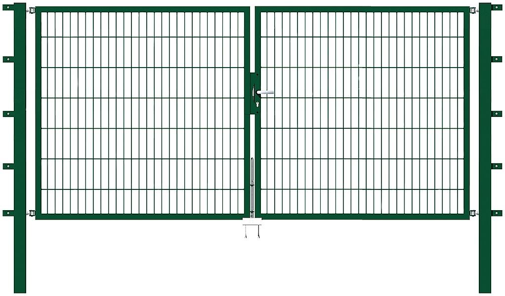 Alberts Zaundoppeltür "Flexo" 300 cm Breite (150cm + 150cm), in versch. Höh günstig online kaufen