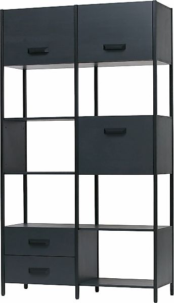 WOOOD Regal "Legacy", mit Schubladen, H 221 cm x B 125 cm günstig online kaufen