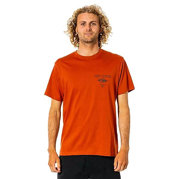 Rip Curl Fadeout Essential Kurzärmeliges T-shirt M Red Dirt günstig online kaufen