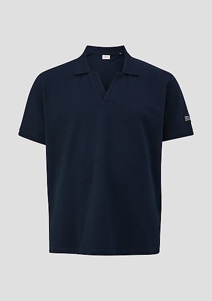 s.Oliver Kurzarmshirt Poloshirt aus Baumwollstretch mit günstig online kaufen