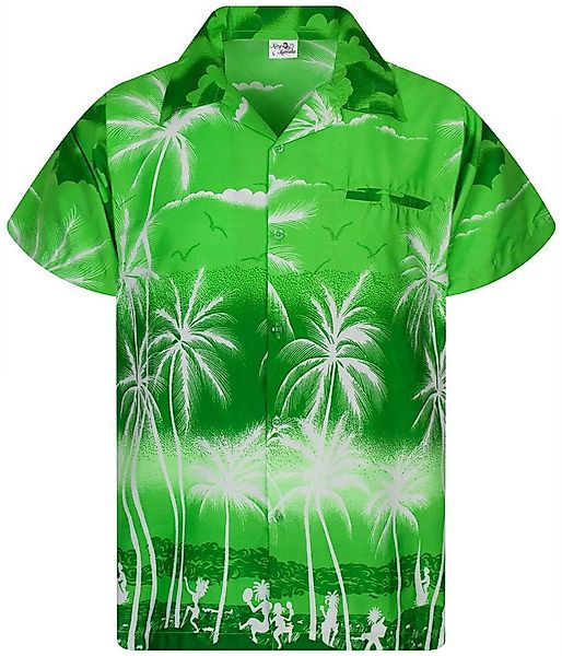 King Kameha Hawaiihemd Beach Negative Funky Hawaii-Hemd Herren Kurzarm Fron günstig online kaufen