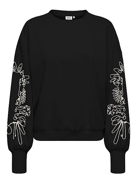 ONLY Sweatshirt ONLBROOKE L/S O-NECK DETAIL günstig online kaufen