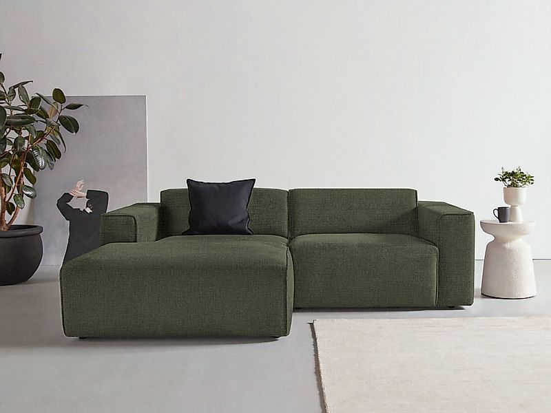 andas Ecksofa "Noord mit Kedernaht, Breite 234 cm, L-Form", Cord, Struktur, günstig online kaufen
