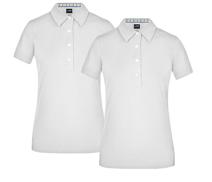 James & Nicholson Poloshirt Doppelpack Klassisches Damen Polohemd JN969 (Do günstig online kaufen