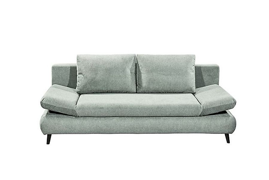 Black Red White Schlafsofa Liegefläche 140x210cm, in ice blue - 212x76x101 günstig online kaufen