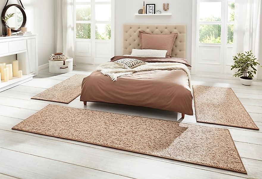 HANSE Home Bettumrandung »Wolly 2« Höhe 12 mm 3 Stk. tlg. Bettvorleger, 3-t günstig online kaufen