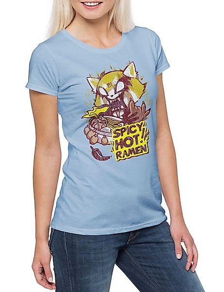 Urban Backwoods Print-Shirt Ramen Spicy Hot Damen T-Shirt Soup Suppe Japan günstig online kaufen