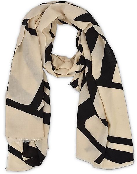 styleBREAKER Modeschal Schal mit Graphic Lines Muster, (1-St) günstig online kaufen