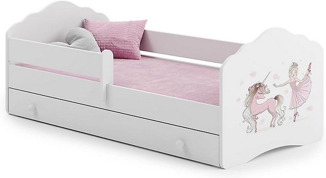 Kids Collective Kinderbett mit Matratze und Schublade, Lattenrost & abnehmb günstig online kaufen