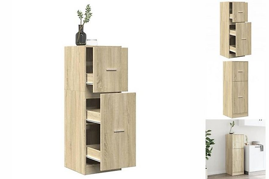 vidaXL Hängeschrank Küchenschrank Apothekerschrank Sonoma Eiche 40x41x118 c günstig online kaufen