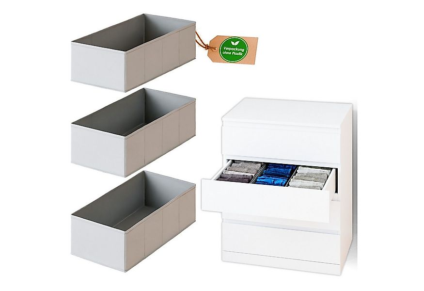 Clutter Cover Organizer für Malm Kommode (3er-Set), Boxen für Schublade günstig online kaufen