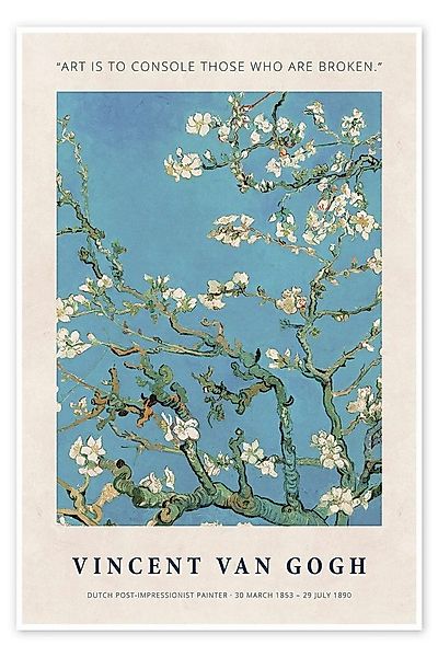 Posterlounge Wandbild Art is to Console those who are Broken, Vincent van G günstig online kaufen