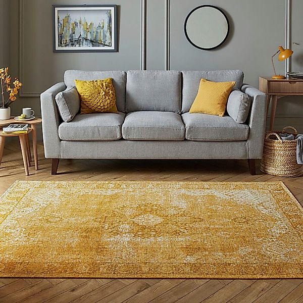 FLAIR RUGS Teppich "Antique Vintage-Muster," rechteckig 4 mm Höhe Chenille günstig online kaufen