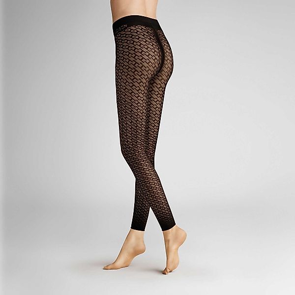 Hudson Strickstrumpfleggings Letter 50 DEN (1 günstig online kaufen