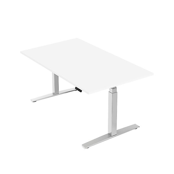 boho office® Schreibtisch Basic Line, Weiß günstig online kaufen