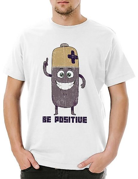 Urban Backwoods Print-Shirt Urban Backwoods Battery Be Positive Herren T-Sh günstig online kaufen