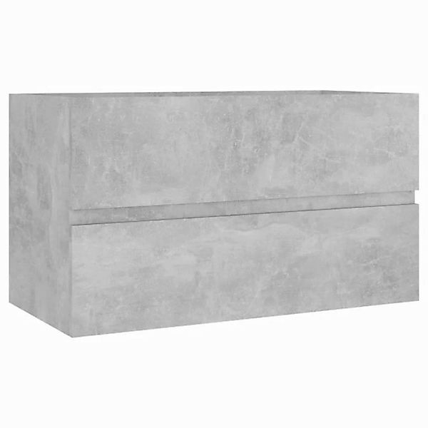 Waschbeckenunterschrank Betongrau 80x38,5x45 Cm Spanplatte günstig online kaufen