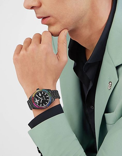 PHILIPP PLEIN Quarzuhr Date Superlative Rainbow günstig online kaufen