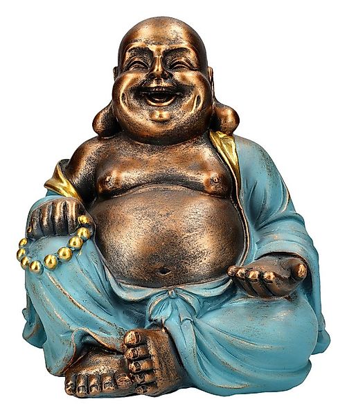 Figuren Shop GmbH Dekofigur Happy Buddha Figur - Mint grün - Mythologie Dek günstig online kaufen