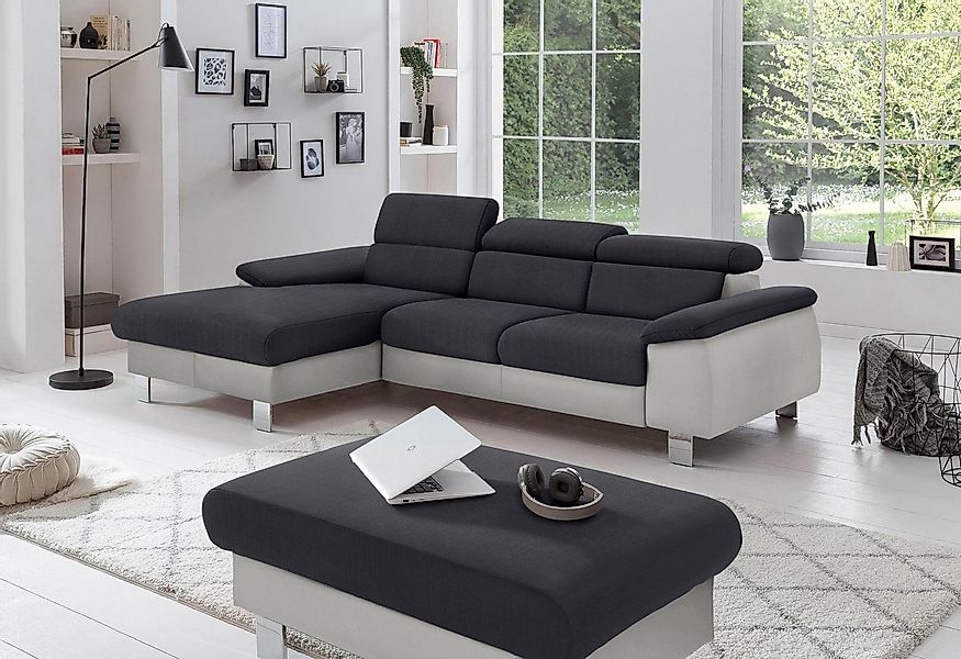COTTA Polstergarnitur Komaris L-Form, (Set), Set bestehend aus: Ecksofa mit günstig online kaufen