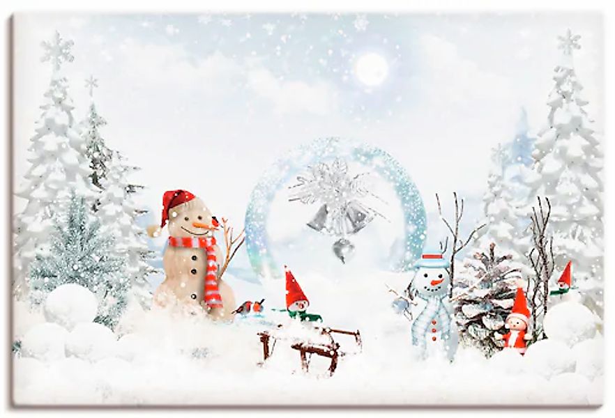 Artland Leinwandbild »Weihnachtsmärchen« Weihnachten 1 Stk. tlg. auf Keilra günstig online kaufen