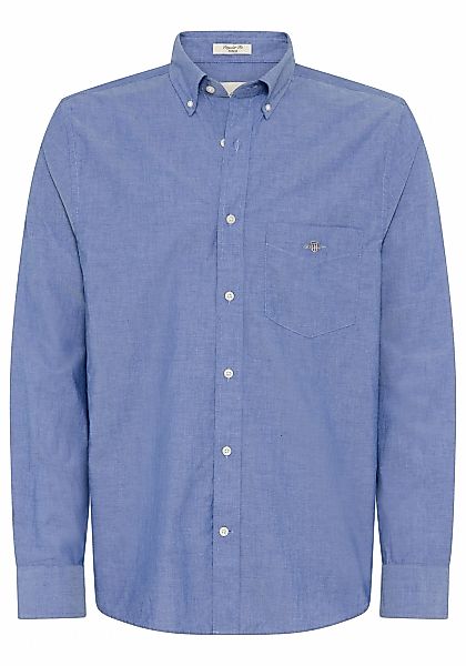 Gant Langarmhemd "Regular Fit Popeline Hemd leicht strapazierfähig pflegele günstig online kaufen