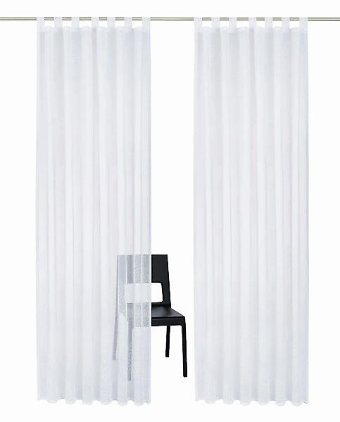 my home Gardine "Belem" Schlaufen 2 Stk. tlg. 1 oder 2 Schals, Vorhang, Fer günstig online kaufen
