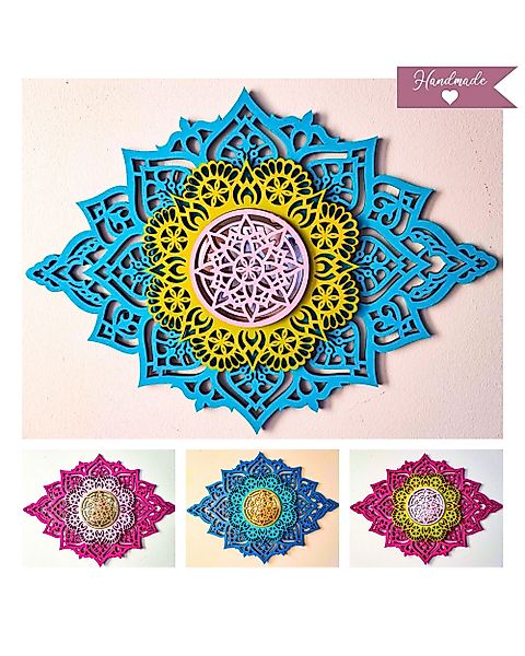 ORNAMENTI Wanddekoobjekt 3D MANDALA, Grosse moderne günstig online kaufen