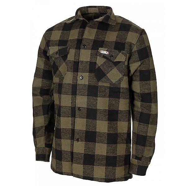 FoxOutdoor Flanellhemd FoxOutdoor Holzfällerhemd, oliv-schwarz, kariert - X günstig online kaufen