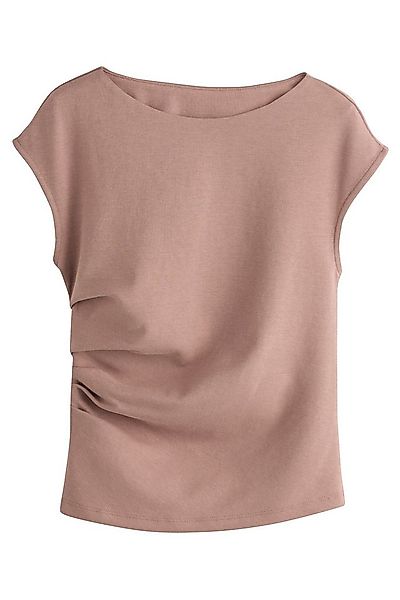 Next T-Shirt Drapiertes T-Shirt aus Jersey (1-tlg) günstig online kaufen