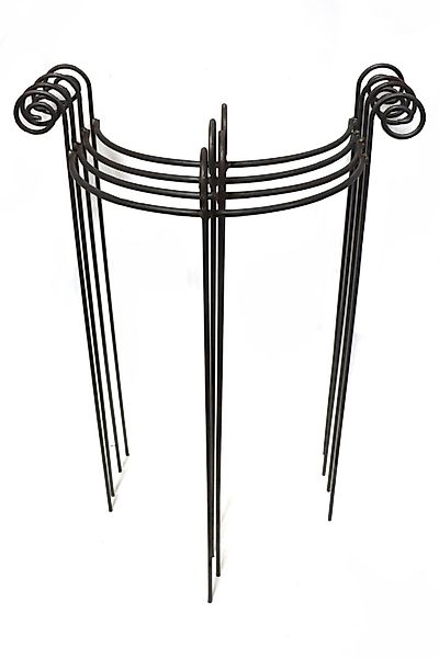 Hirsch Terracotta Rankgitter 4x Staudenhalter halbrund günstig online kaufen