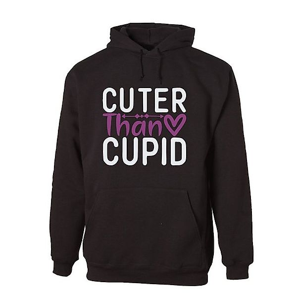 G-graphics Hoodie Cuter than cupid Unisex mit trendigem Frontprint mit Spru günstig online kaufen