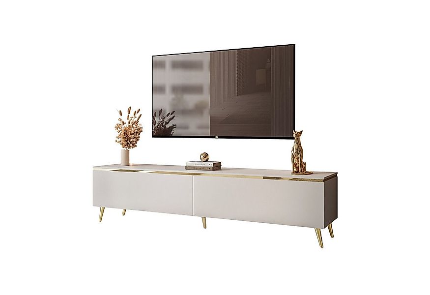 Lookway Lowboard AURORA Kaschmir Hängende TV-Schrank oder auf Beinen 180 cm günstig online kaufen