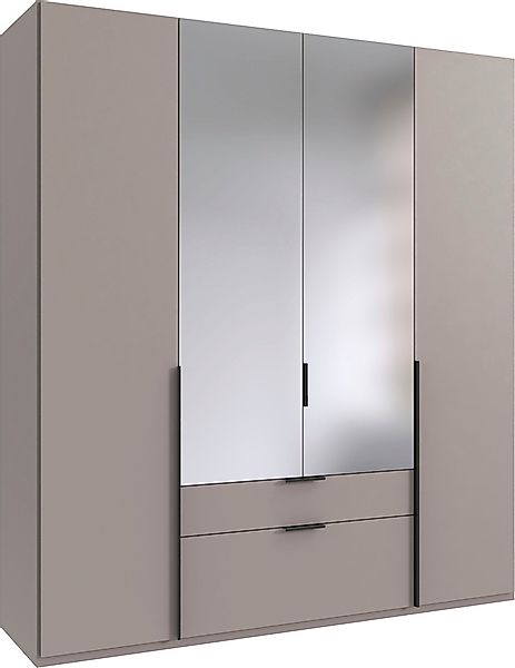 Wimex Drehtürenschrank »Mugano« mit langen oder kurzen Griffen aus Metall, günstig online kaufen