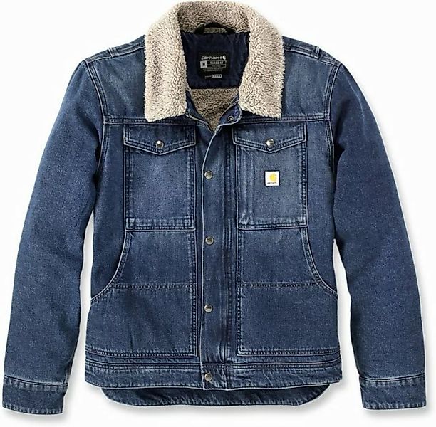 Carhartt Sommerjacke Carhartt Herren Übergangsjacke Relaxed Fit Denim Sherp günstig online kaufen