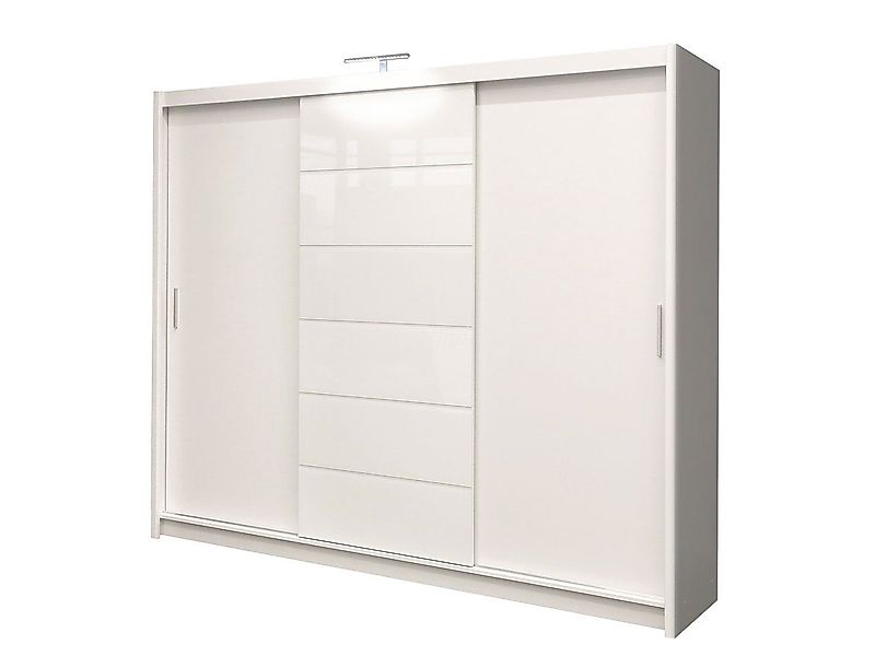 MIRJAN24 Kleiderschrank Malibu LED (mit Schiebetüren) günstig online kaufen
