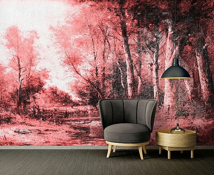 Architects Paper Fototapete »Atelier 47 Forest Painting 1«, Wald, Vlies, Wa günstig online kaufen