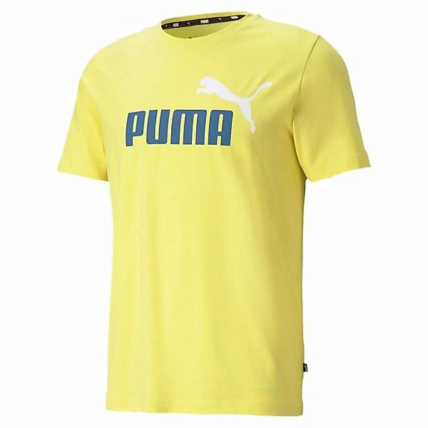 PUMA Herren T-Shirt - ESS+ Essentials 2 Col Logo Tee, Rundhals, Kurzarm, un günstig online kaufen