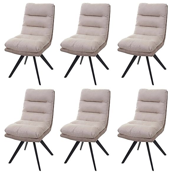 MCW Esszimmerstuhl G66 6er-Set Creme günstig online kaufen