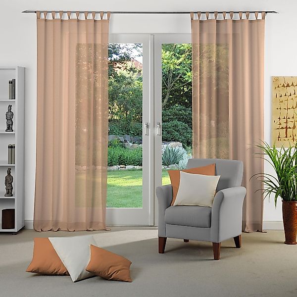 Wirth Vorhang "Sunday" Schlaufen 1 Stk. tlg. nach Maß günstig online kaufen