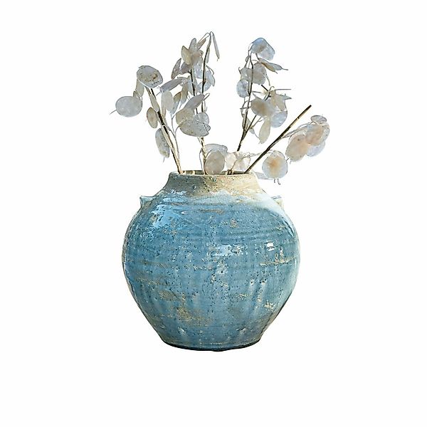 Mirabeau Tischvase Vase Trevigno blau günstig online kaufen