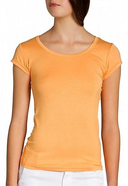 Caspar T-Shirt MUSE SRT005 klassisches Damen Basic kurzarm Shirt günstig online kaufen